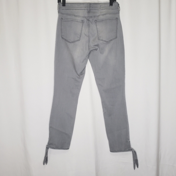 NYDJ AMI Grey Skinny Ankle High Rise Jeans Size 8 - Picture 7 of 8